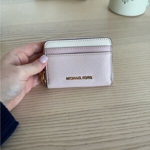 Michael Kors Pink and White Women's Wallet